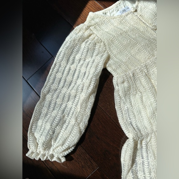 Zara Lace Dress. Button Front. 18-24m - Picture 2 of 8